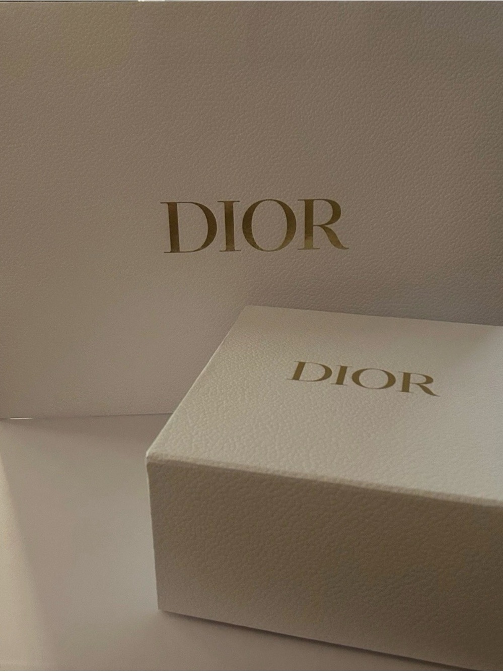 Luxury Empty Gift Box & Matching Paper Gift Bag Set for Presents & Packaging